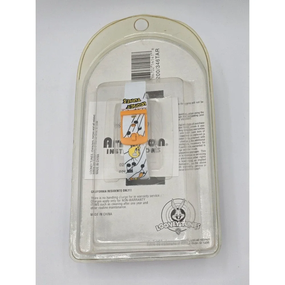 Tweety Bird‎ Musical Flip Top Watch Armitron New In Package Vintage Looney Tunes